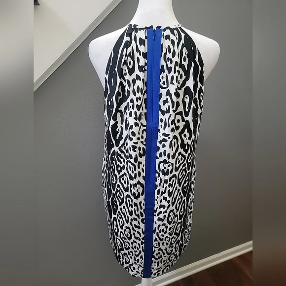 JAY GODFREY DIDDLEY DRESS ANIMAL PRINT 100% SILK ZIP BACK SZ Small - Picture 3 of 5